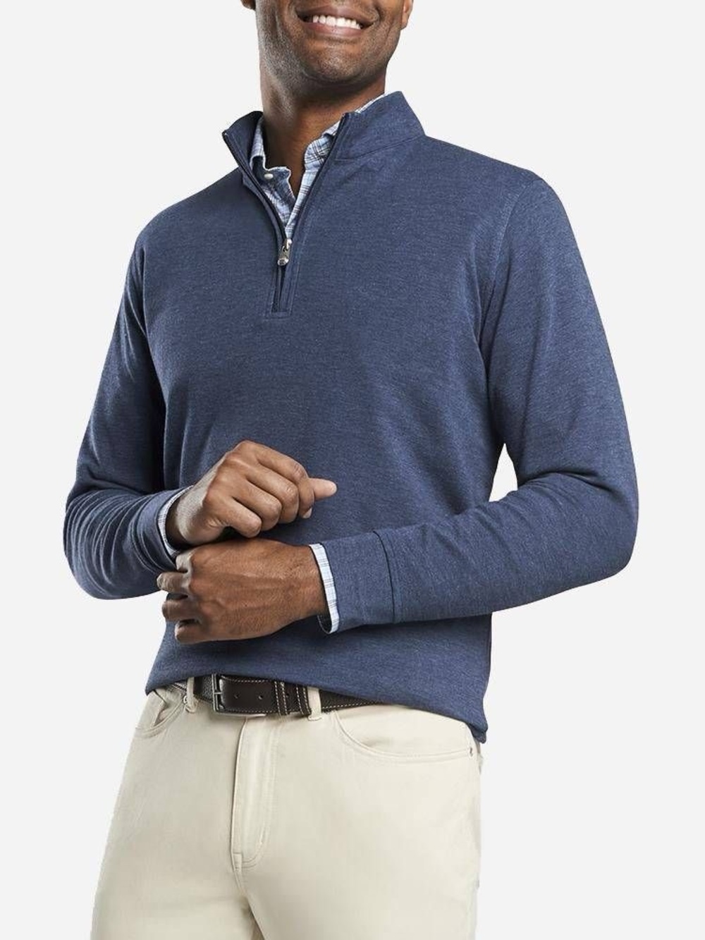 Peter Millar Vanderbilt Crown Comfort Interlock Quarter-Zip